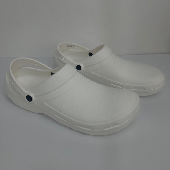Crocs Specialist II White Professional Slip on Comfort Clog Men's sz M 15 - Picture 4 of 7